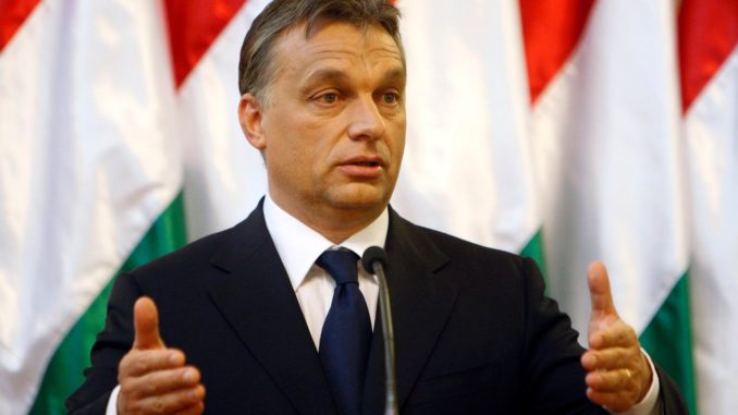 VICTOR ORBAN. Ungarns statsminister mener at forrædere og landssvikere på venstresiden ønsker å ødelegge Europa og de europeiske folkeslagene.